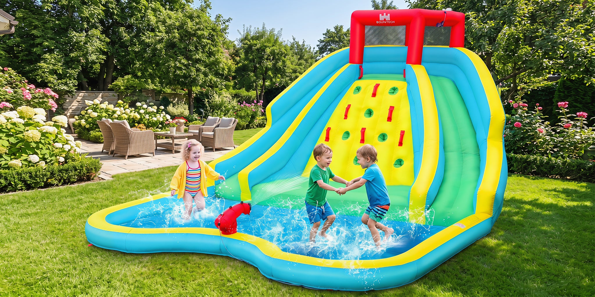 HOGEBABY kids inflatable play corner