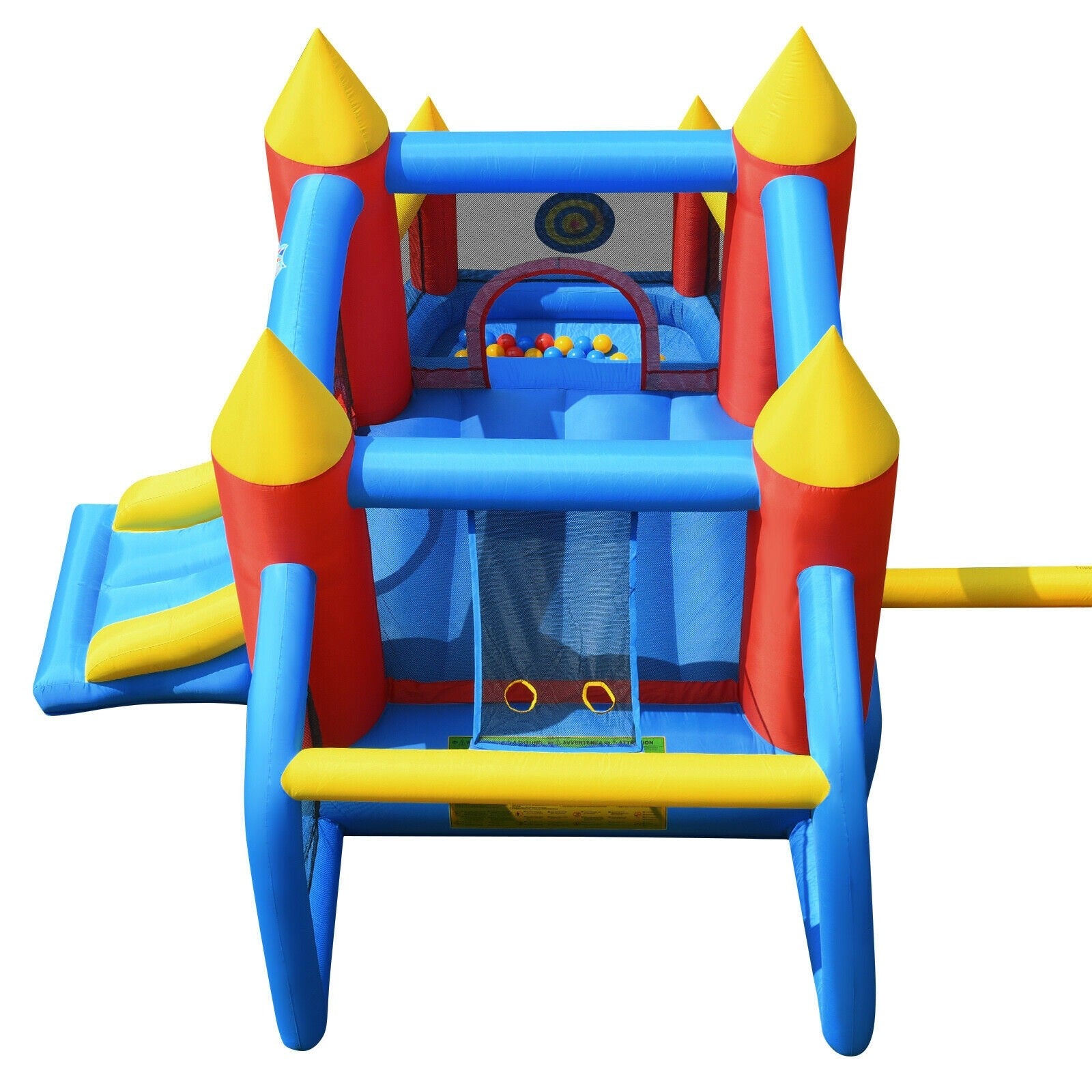 HOGEBABY Inflatable Bounce House, 6 in 1 Jump 'n Slide Bouncer w/ Large Jumping Area - Image 8