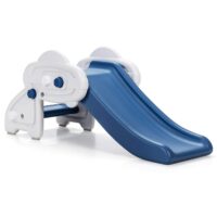 HOGEBABY Kids Slide, Freestanding Baby Mini Play Climber Slide Set with HDPE/Anti-Slip Foot Pads/Non-Slip