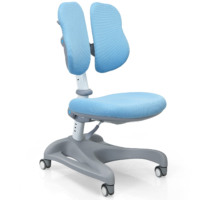 HOGEBABY Kids Chair, Adjustable Height Student Chair w/Sit-Brake Casters