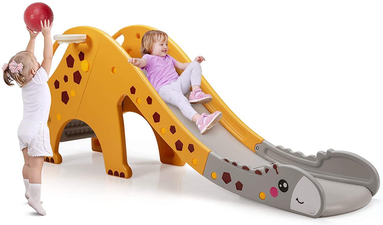 HOGEBABY 3 in 1 Slide for Kids, Toddler Large Play Climber Slide PlaySet with Extra Long Slipping Slope - Image 9