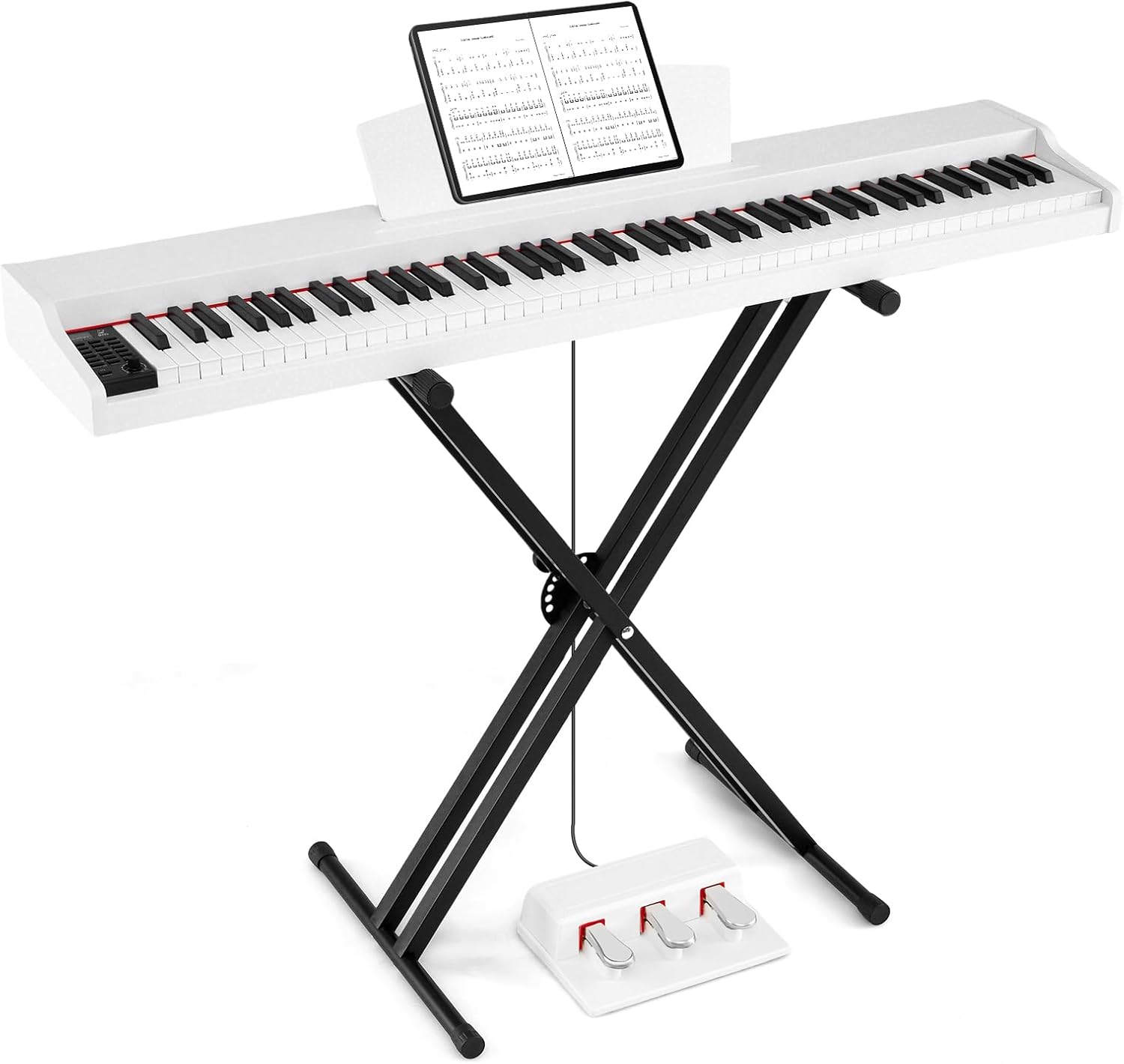 HOGEBABY Piano Keyboard 88 Keys Portable Full Size Semi-Weighted Electric Digital Piano - Image 4