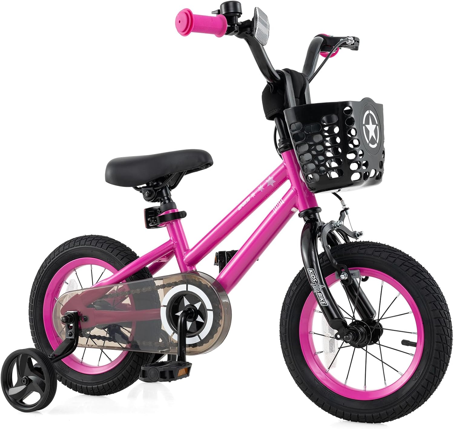 HOGEBABY Starry Kids Bike, 12 14 16 18 Inch Bicycle with Training Wheels, Storage Basket - Image 19