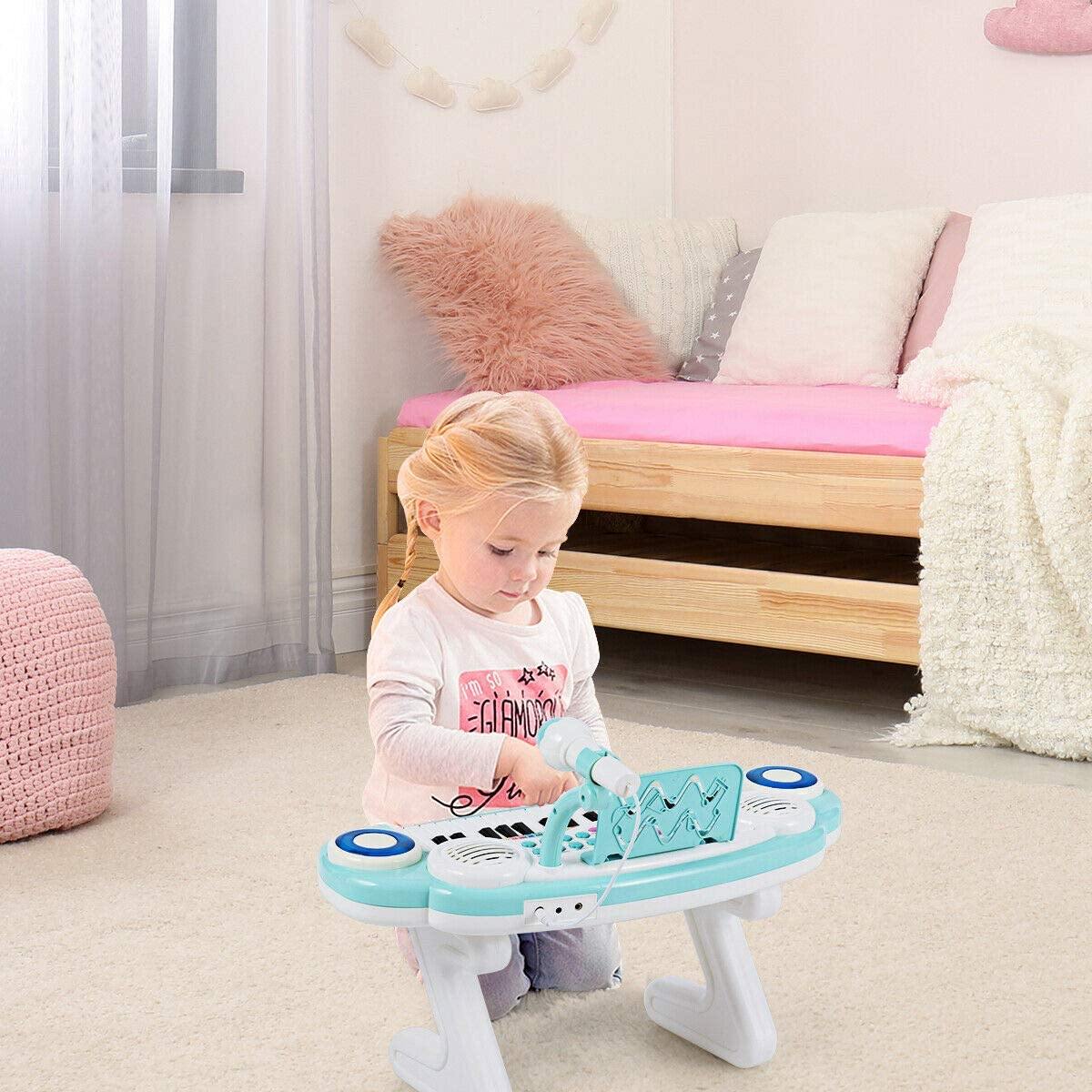 HOGEBABY 37-Key Keyboard Piano for Kids with Detachable Legs, Music Score, Build-in MP3 Songs - Image 2