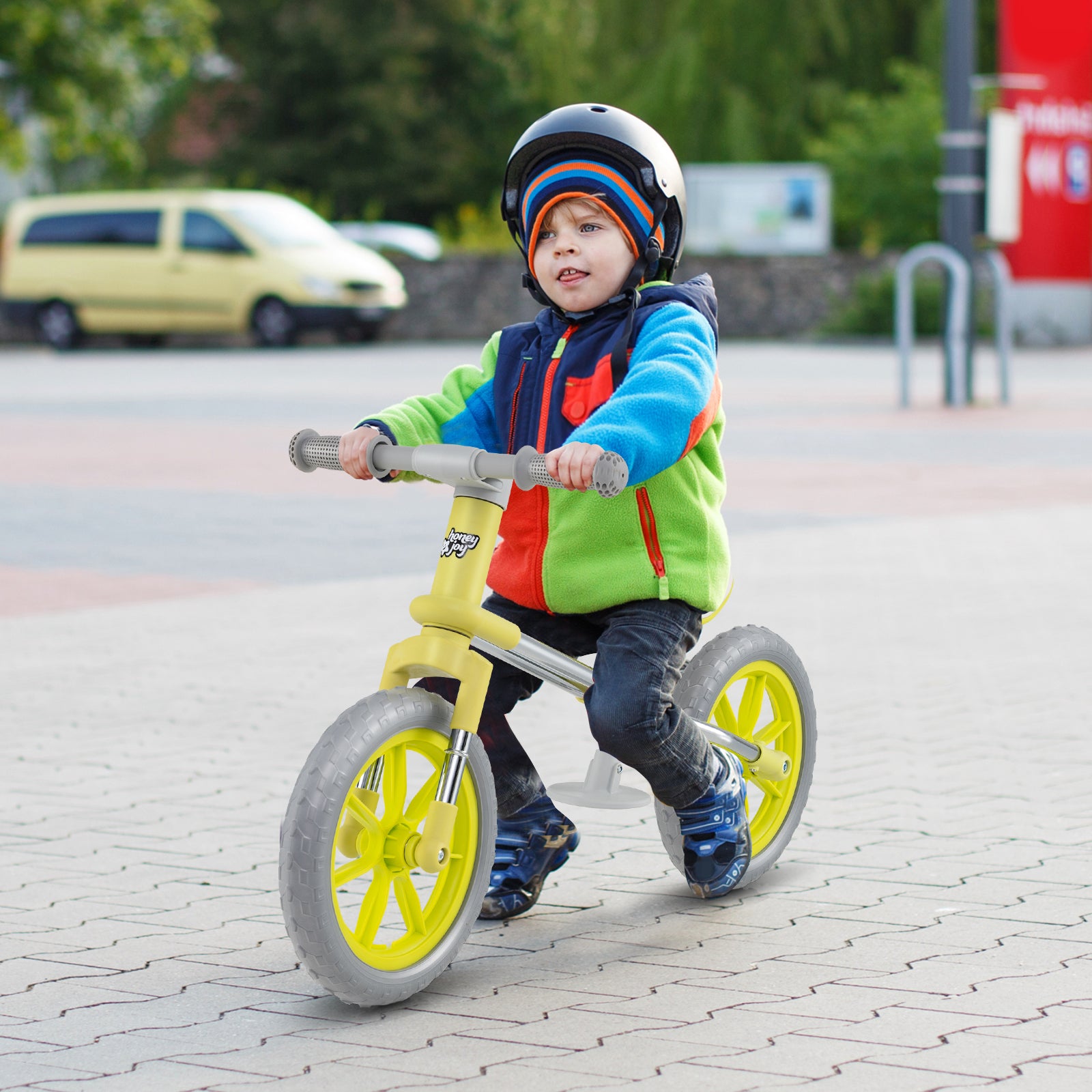HOGEBABY 12 Balance Bike, 2 Wheels Childrens Bicycle with Adjustable Seat - Image 2