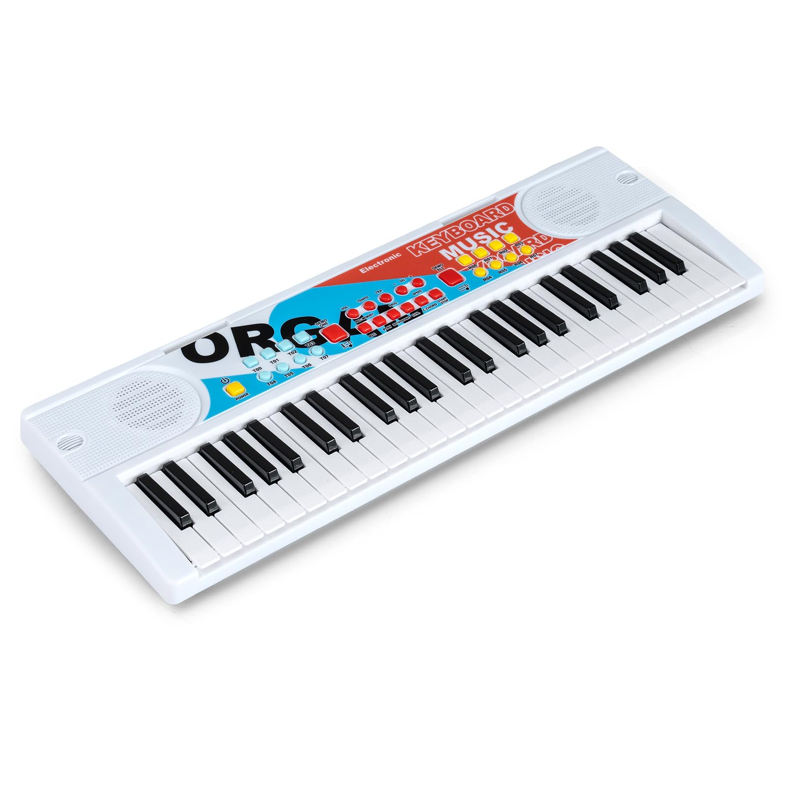HOGEBABY Kids Piano Keyboard 49 Keys Portable Electric Keyboard Piano w/8 Rhythms - Image 10