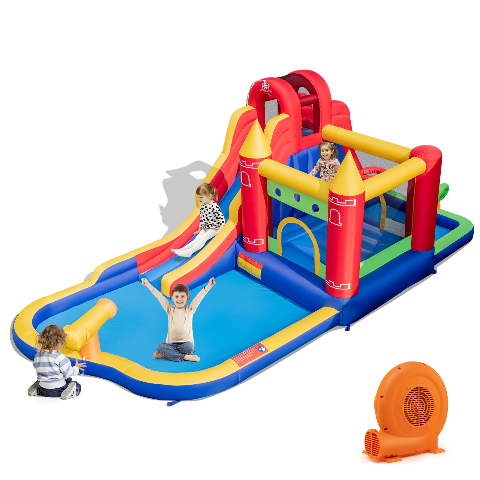 HOGEBABY Inflatable Water Slide, 9 in 1 Bounce House Water Slide Combo, Blow up Bouncy Castle Water Slides - Image 10