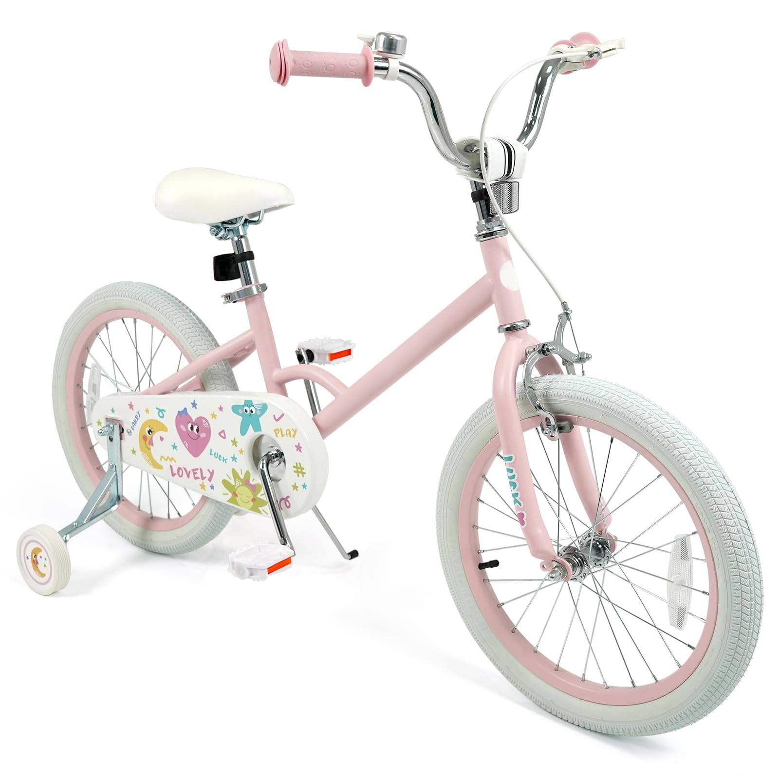 HOGEBABY Lucky Dream Kids Bike Adjustable Handlebar & Saddle Handbrake and Coaster Brake - Image 15