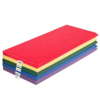 HOGEBABY 2-Inch Thick Daycare Rest Mats, 5-Pack, Foam Napping Floor Mats with Name Tag Holders for Kids