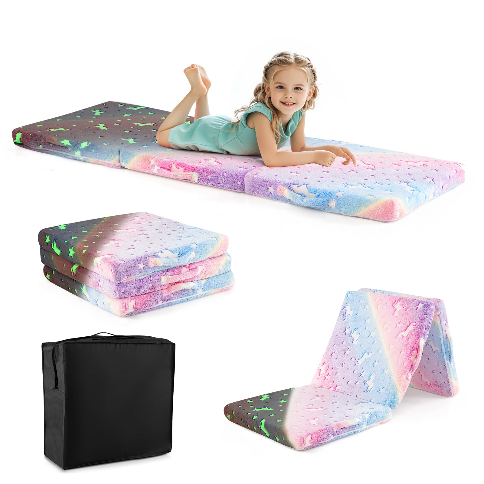 HOGEBABY Foldable Floor Mattress for Kids