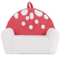 HOGEBABY Kids Couch with Fleece Fabric Cover for Playroom
