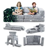 HOGEBABY 10 Pcs Modular Kids Play Couch