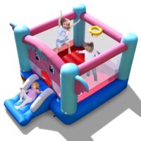 HOGEBABY Inflatable Bounce House, 3-in-1 Bouncy House for Kids