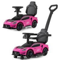 HOGEBABY Push Car for Toddlers 3 in 1 Licensed Maserati Stroller Sliding Walking Car