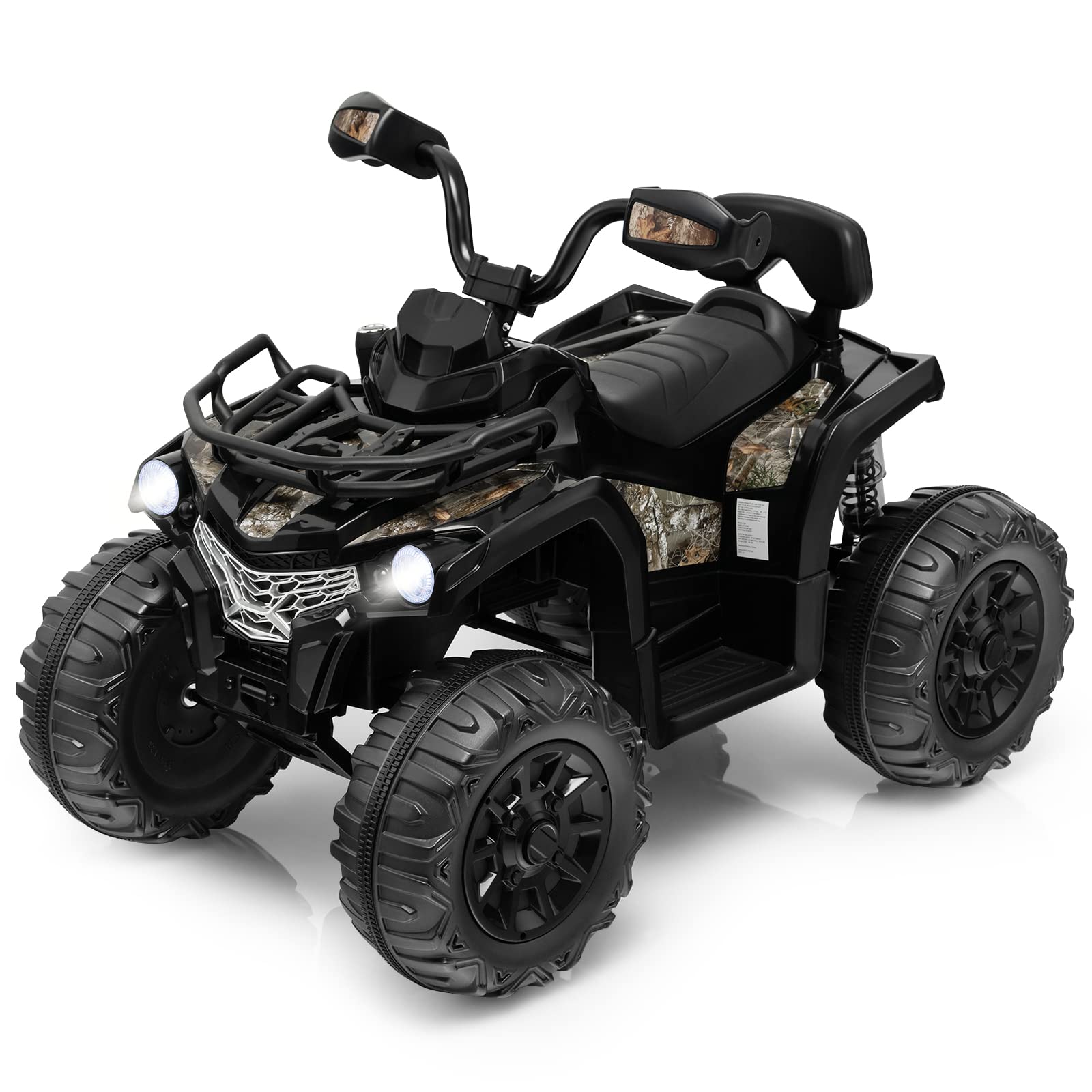 HOGEBABY Kids ATV, 12V Battery Powered Electric Vehicle, Ride on 4 Wheeler Quad for 3-8 Years Old - Image 4