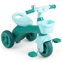 HOGEBABY Toddler Bike Kids Tricycle with Front & Rear Storage Basket