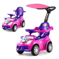 HOGEBABY Push Car for Toddlers 3 in 1 Stroller Sliding Walking Car