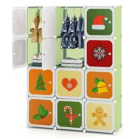 HOGEBABY Kids Closet, Cartoon DIY Modular Dresser Storage Organizer