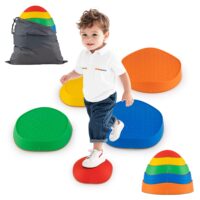 HOGEBABY Balance Stepping Stones for Kids Sensory Toys for Promoting Motor Skills