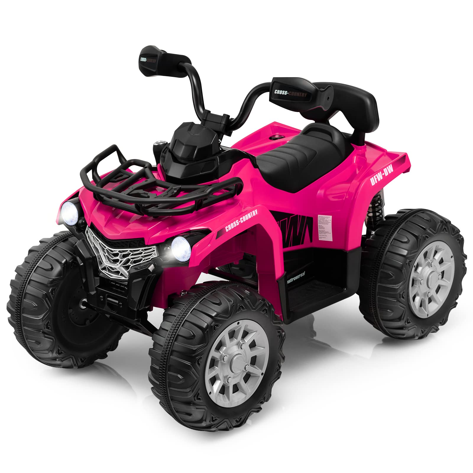 HOGEBABY Kids ATV, 12V Battery Powered Electric Vehicle, Ride on 4 Wheeler Quad for 3-8 Years Old - Image 14