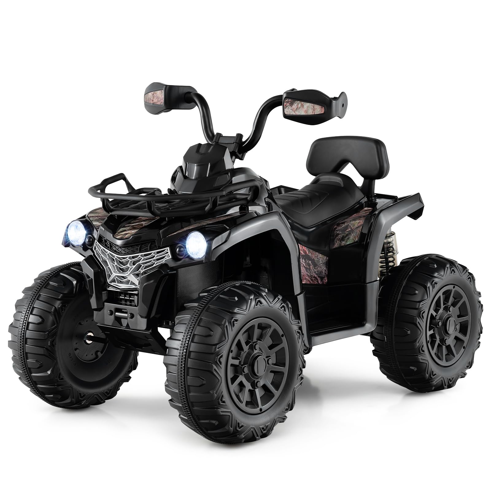 HOGEBABY Kids ATV, 12V Battery Powered Electric Vehicle, Ride on 4 Wheeler Quad for 3-8 Years Old - Image 7