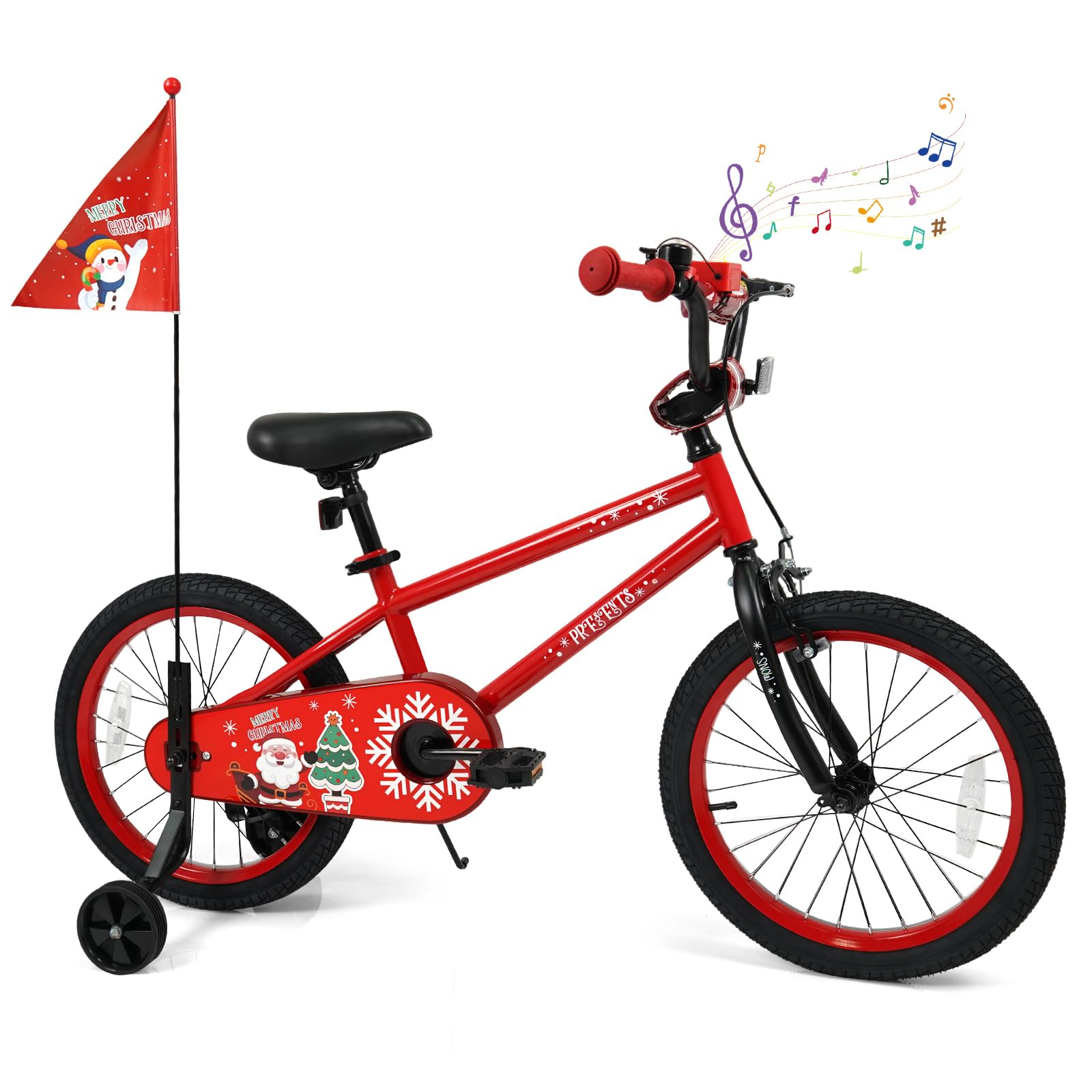 HOGEBABY Kids Bike Christmas Music Bicycle 12 14 16 18 Inches for 3-8 Years - Image 4