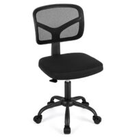 HOGEBABY Kids Desk Chair with Adjustable Height | Children Study Chair w/ Wheels & Ergonomic Backrest for Student Computer Use