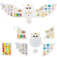 HOGEBABY Owl Activity Wall Busy Board Panels