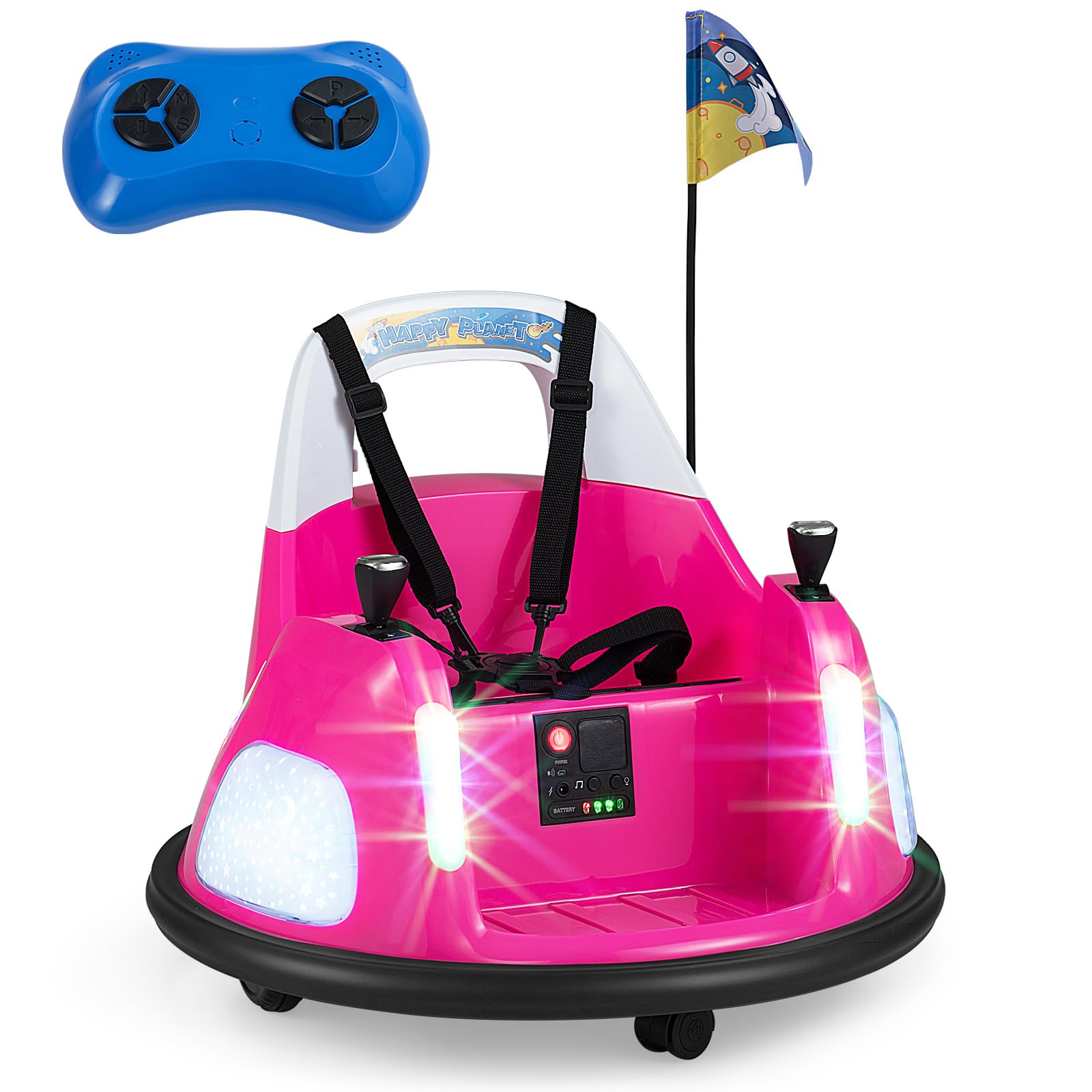 HOGEBABY 12V Bumper Car for Kids Ride on Bumping Car - Image 2