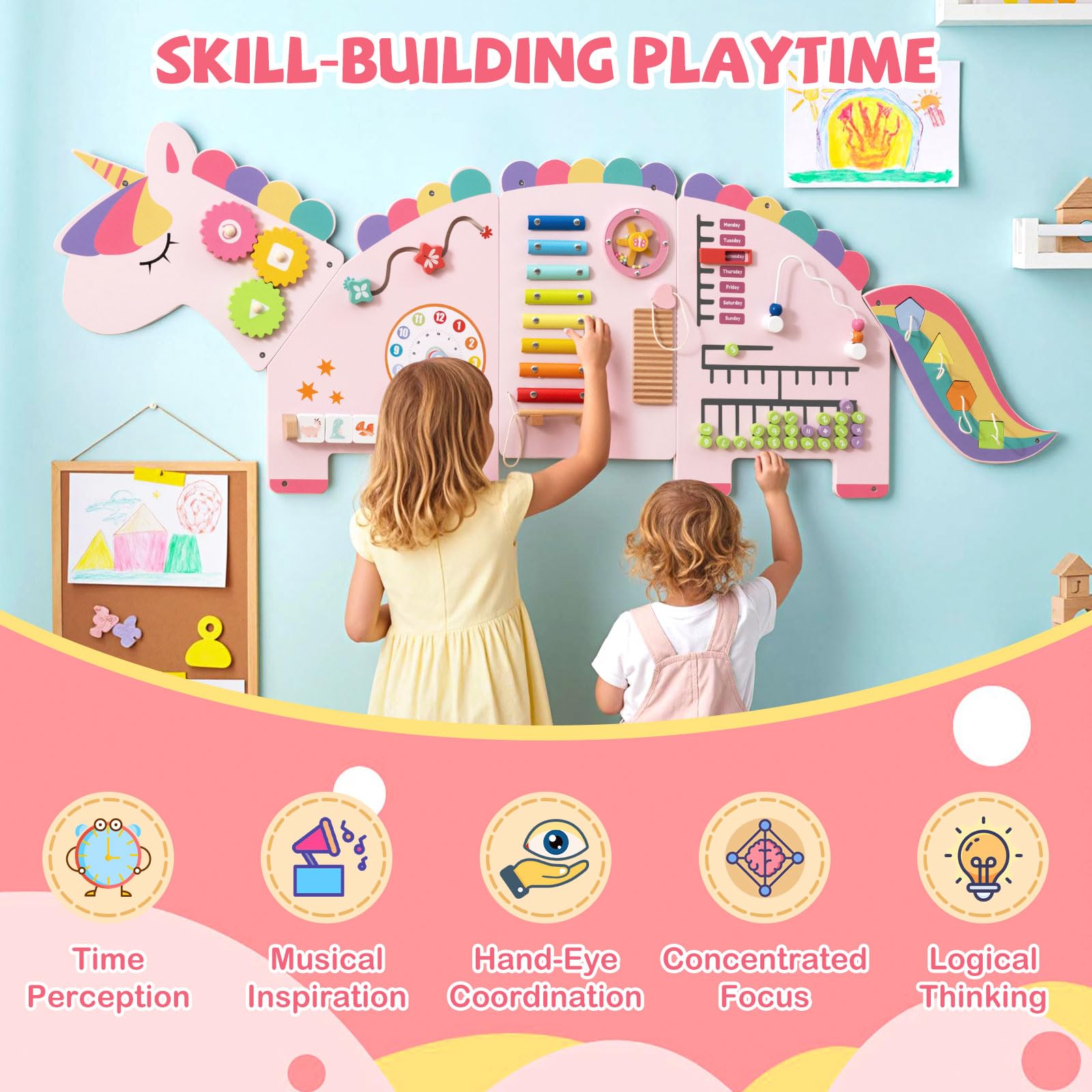 HOGEBABY Activity Wall Busy Board - Image 3