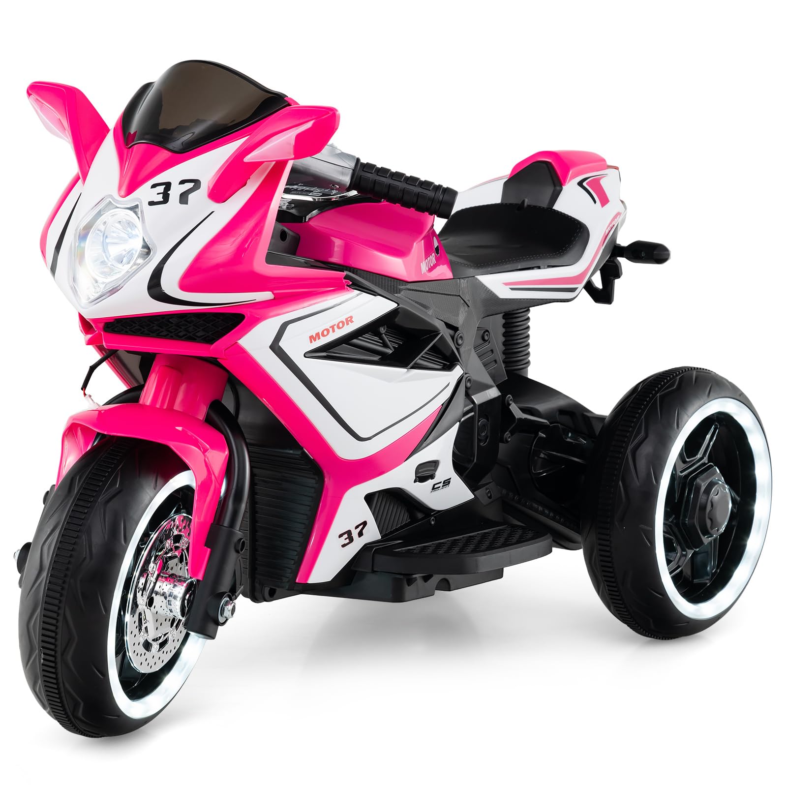 HOGEBABY Toddler Motorcycle with LED Lights 6V Battery Powered - Image 11
