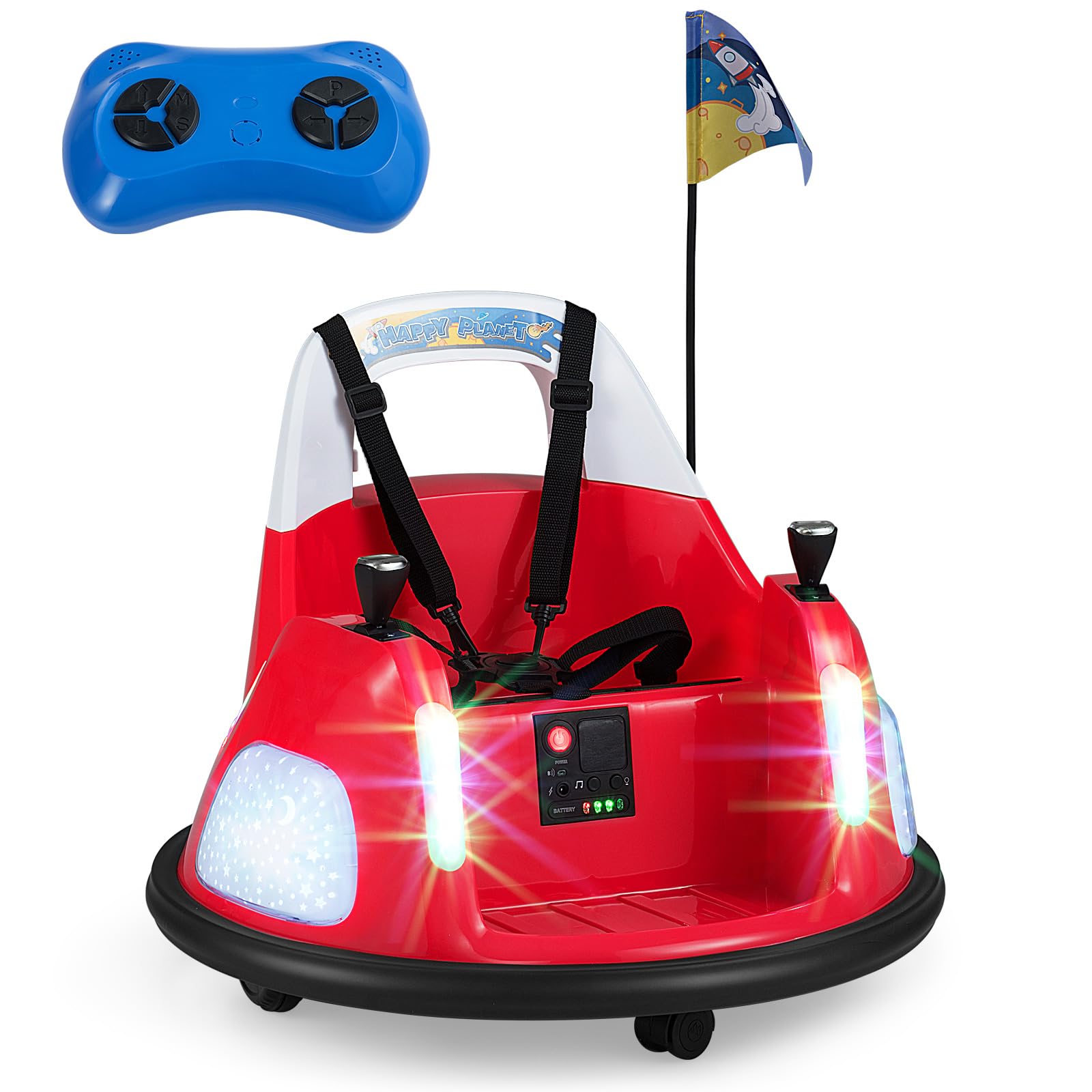 HOGEBABY 12V Bumper Car for Kids Ride on Bumping Car - Image 3