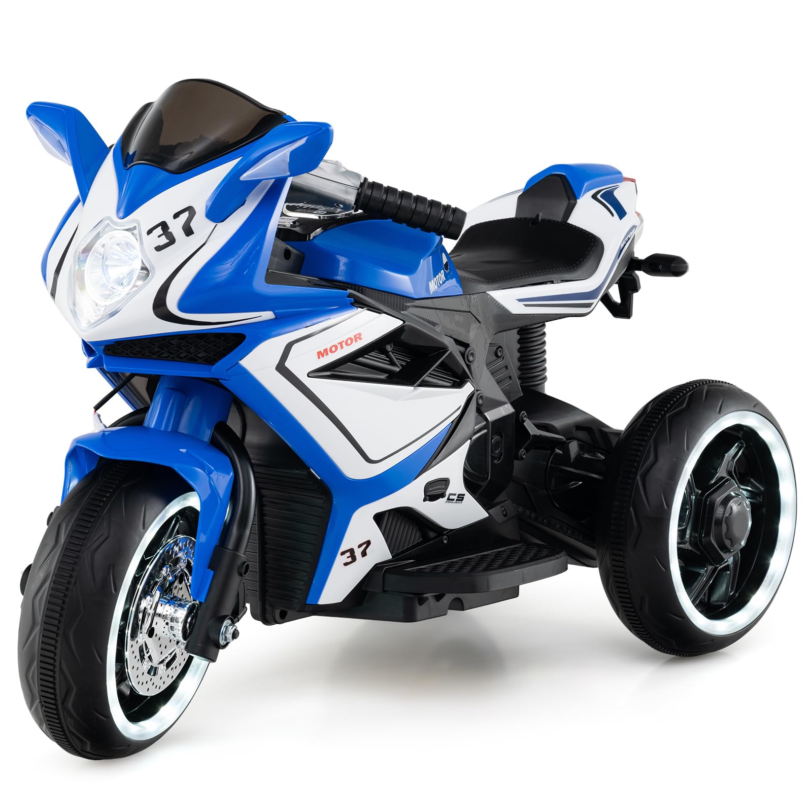 HOGEBABY Toddler Motorcycle with LED Lights 6V Battery Powered - Image 12