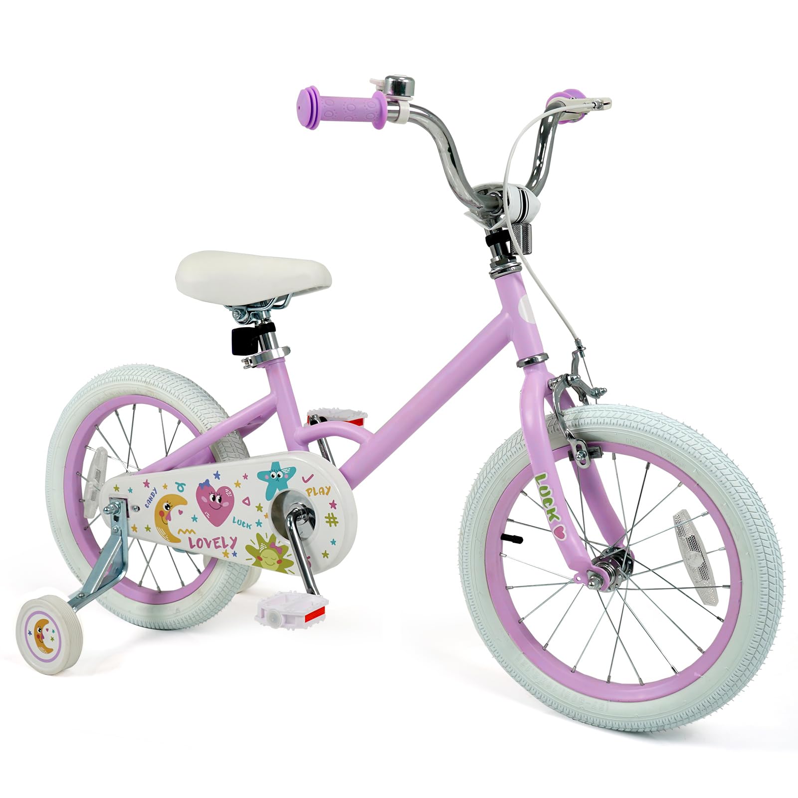 HOGEBABY Lucky Dream Kids Bike Adjustable Handlebar & Saddle Handbrake and Coaster Brake - Image 6