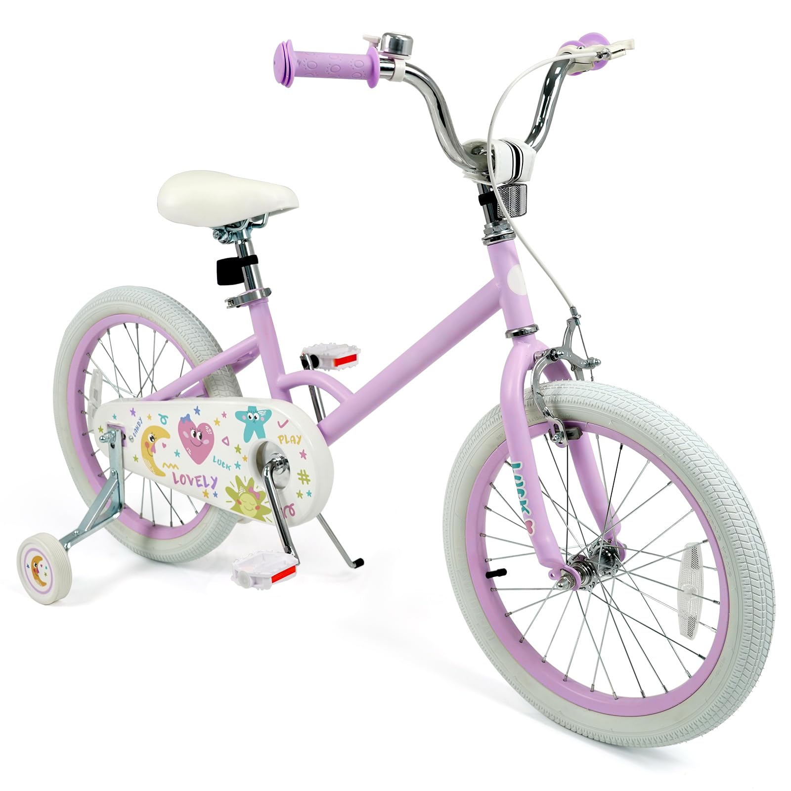 HOGEBABY Lucky Dream Kids Bike Adjustable Handlebar & Saddle Handbrake and Coaster Brake - Image 7