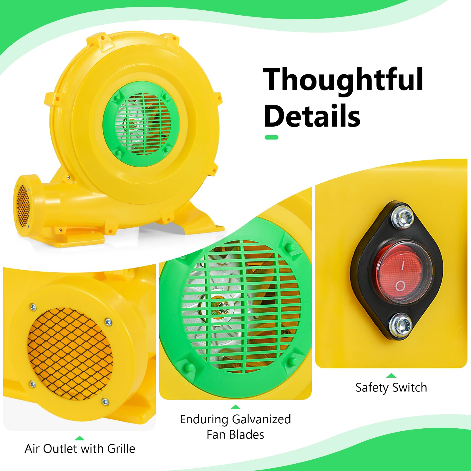 HOGEBABY Air Blower 780W Bounce House Blower - Image 6