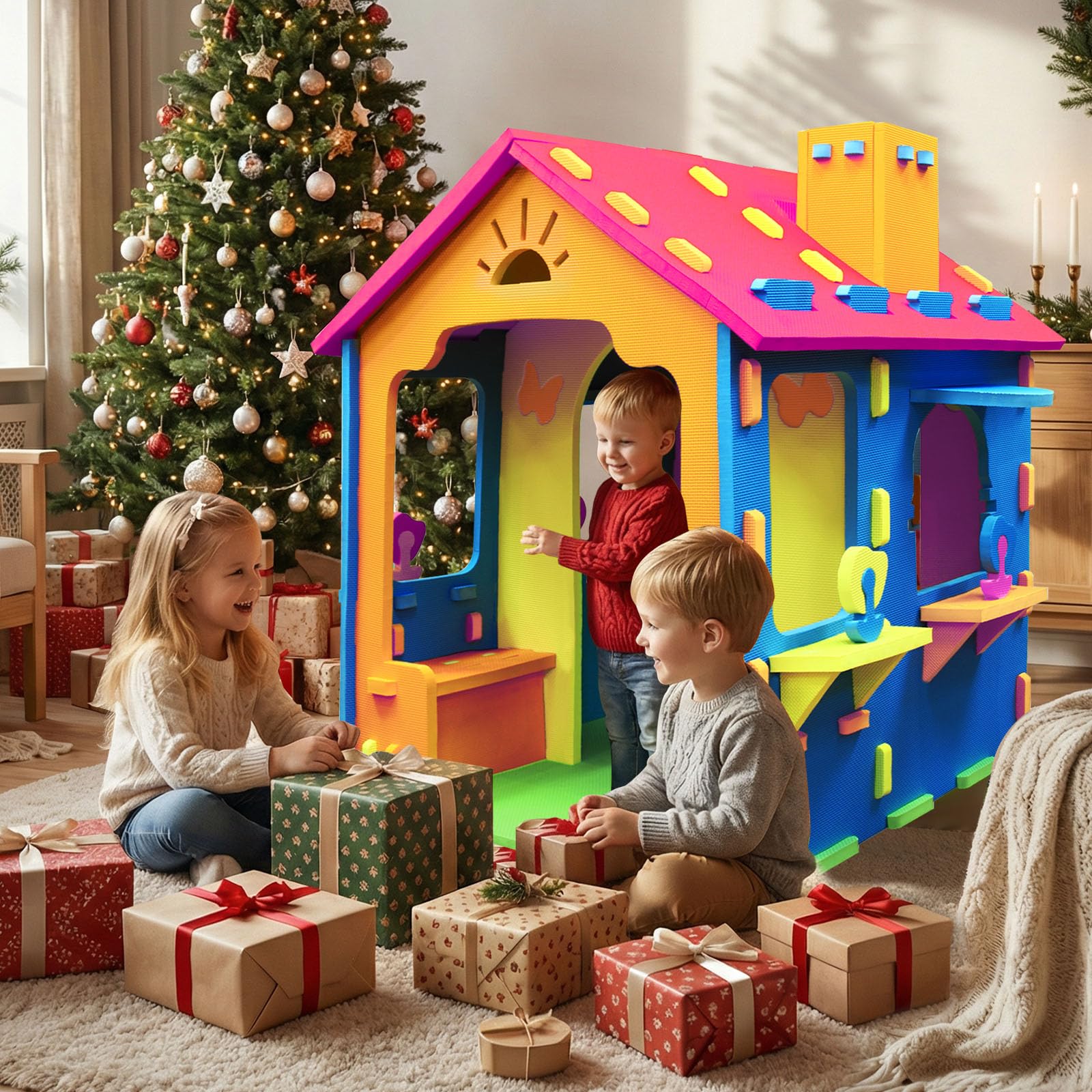 HOGEBABY Playhouse Toddler Playset for Boys Girls - Image 7