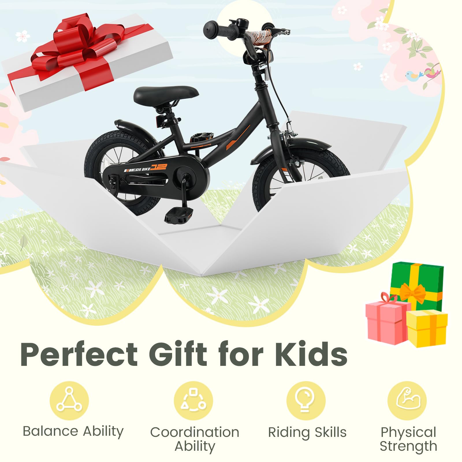 HOGEBABY Kids Bike 12-18 Inches Sport Bicycle with Removable Training Wheels - Image 19