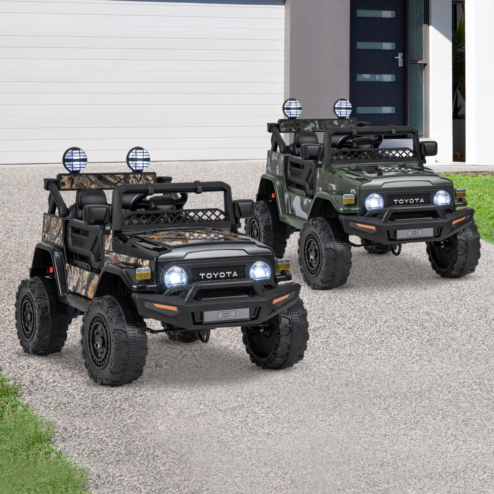 HOGEBABY Ride on Car, 12V 7Ah Licensed Toyota FJ Cruiser Electric Car - Image 3