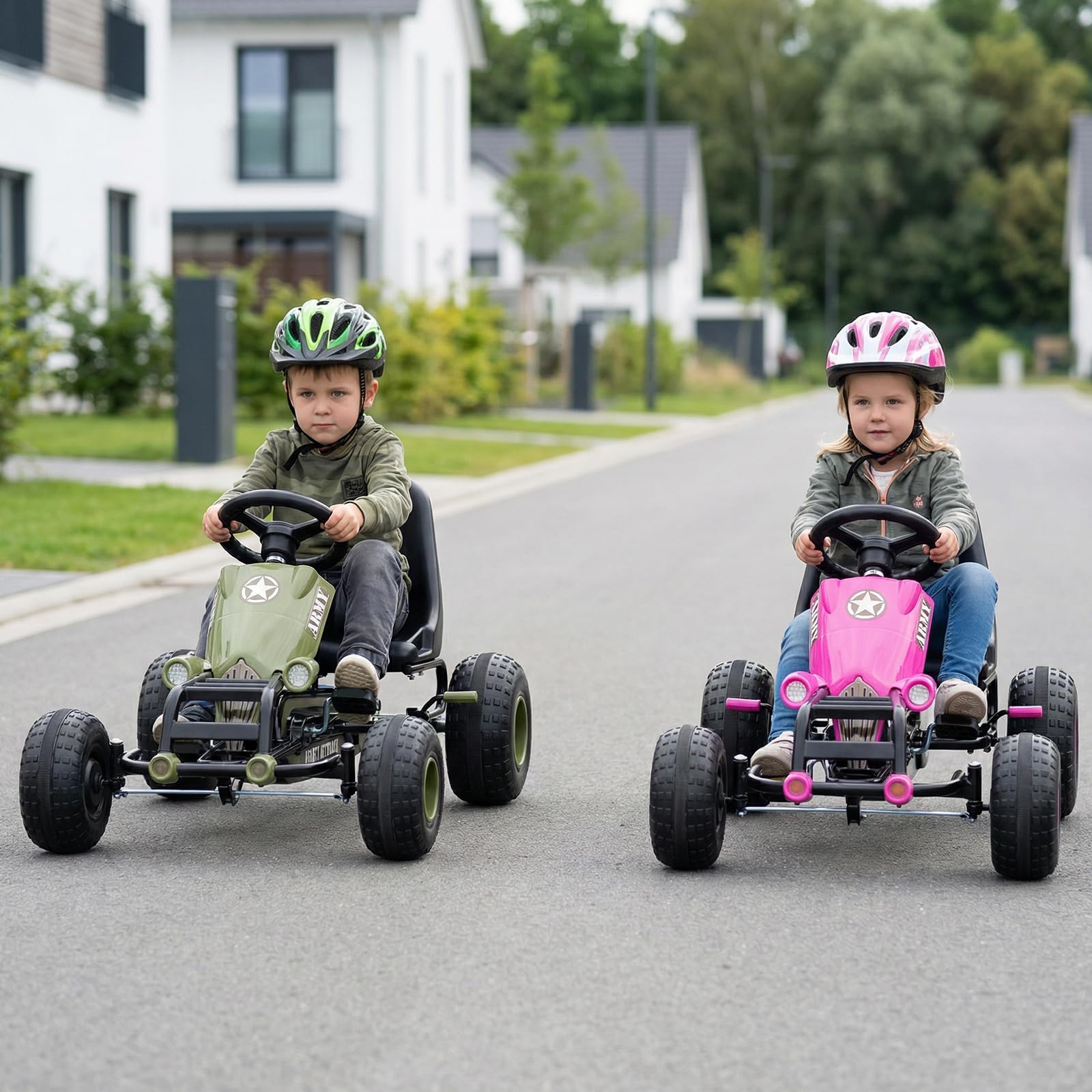 HOGEBABY Kids Pedal Go Kart 4-Wheel Ride On Toy - Image 9
