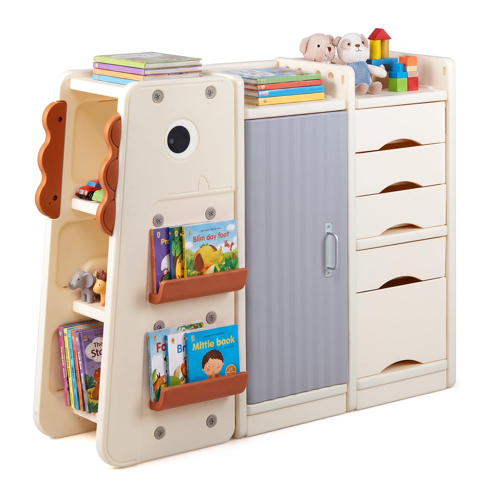 HOGEBABY Dinosaur-Shaped Toy Storage Organizer Kids Toy Chest - Image 9